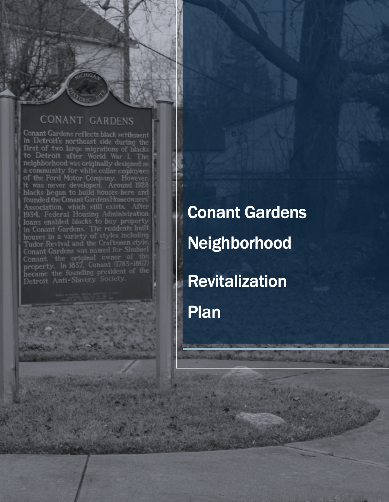                      2023: Conant Gardens Neighborhood Revitalization Plan Report